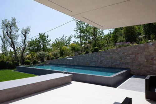 edilfare piscina seminterrata a sfioro