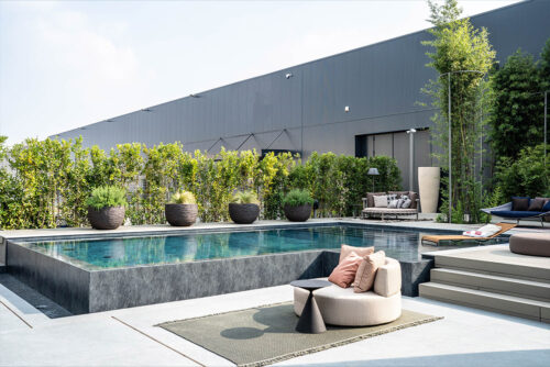 Progettazione piscine di design.